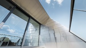 Алюминиевая кровля Система PREFALZ 23 Чёрно-серый Prefa