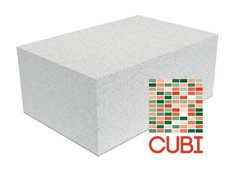 Газобетонный блок CUBI D600 B3,5 F100 625х200х300 ровный